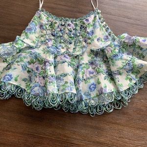 Zimmermann Floral Skirt sz0